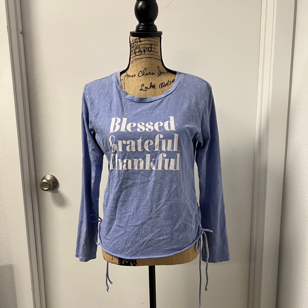 Occasion XL distressed blouse